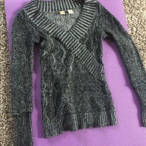 Cute Grey Long Sleeve Sweater (: